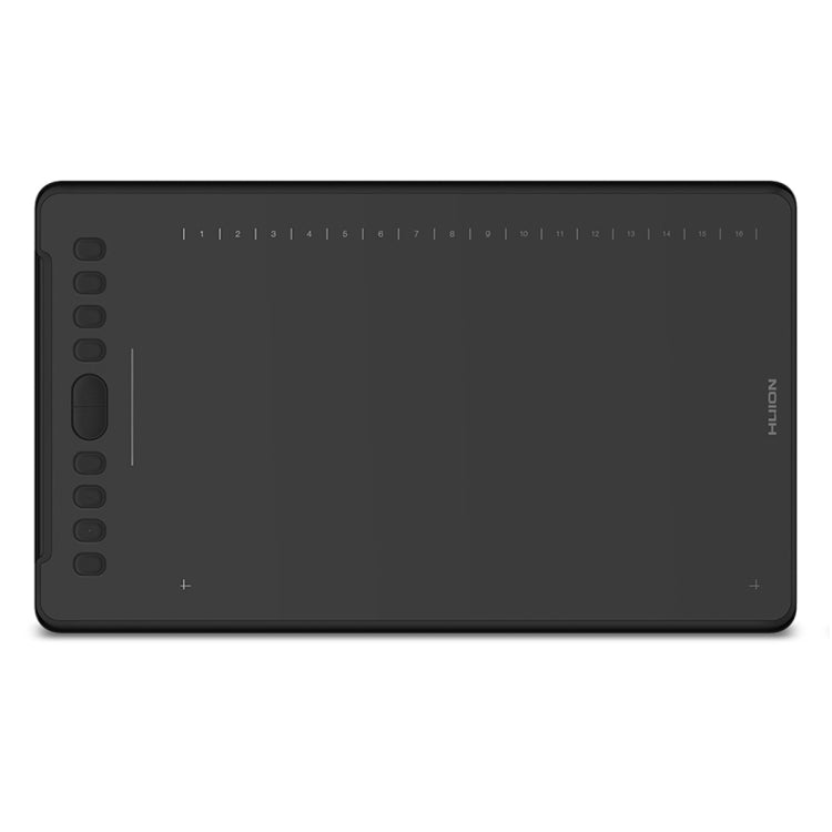 HUION H1161 Tavoletta grafica da disegno Touch Strip 5080 LPI per divertimento, con penna senza batteria e portapenne, H1161