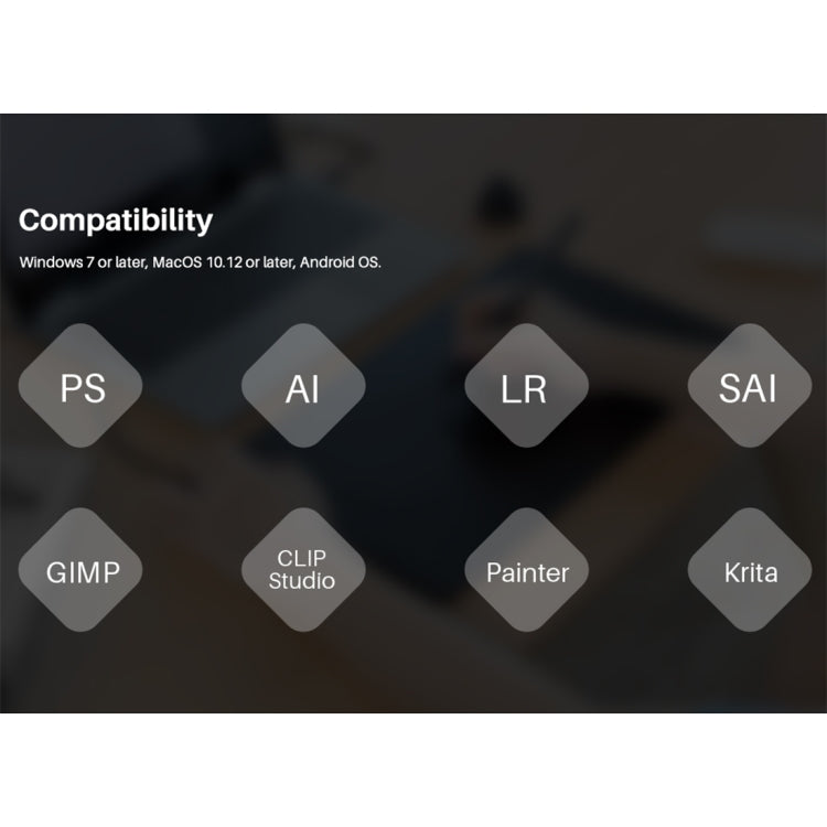 HUION H1161 Tavoletta grafica da disegno Touch Strip 5080 LPI per divertimento, con penna senza batteria e portapenne, H1161