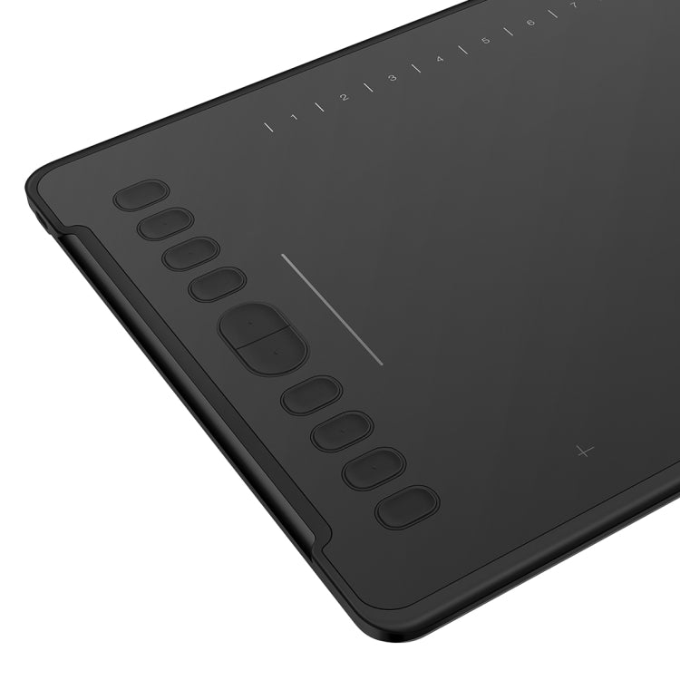 HUION H1161 Tavoletta grafica da disegno Touch Strip 5080 LPI per divertimento, con penna senza batteria e portapenne, H1161