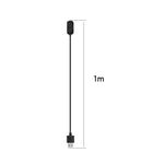 Cavo di ricarica USB per caricabatterie portatile per smartwatch Amazfit A1918, lunghezza: 1 m, Charger