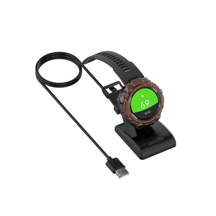 Cavo di ricarica USB per caricatore per sedile verticale in plastica per Amazfit A1918, supporto per orologio intelligente portatile, lunghezza: 1 m, Vertical Seat Charger