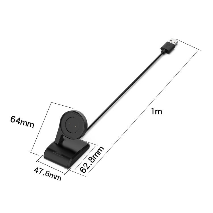 Cavo di ricarica USB per caricatore per sedile verticale in plastica per Amazfit A1918, supporto per orologio intelligente portatile, lunghezza: 1 m, Vertical Seat Charger