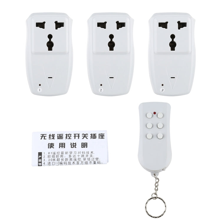 220V Indoor Wireless Smart Remote Control Power Switch CN Plug