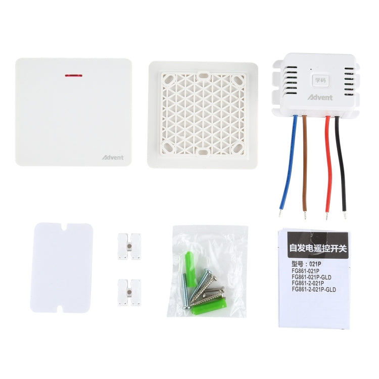 Interruttore di controllo remoto wireless autoalimentato Advent 220V