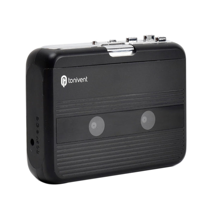 Tonivent TON007B Portable Bluetooth Cassette Tape Player Support FM/Bluetooth Input/Output, TON007B Black, TON007B White