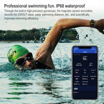 CS201 Fashion Sports IP68 Orologio intelligente Bluetooth impermeabile, supporto monitoraggio della frequenza cardiaca e monitoraggio dell'ossigeno nel sangue, monitoraggio del sonno e monitoraggio dell'esercizio fisico