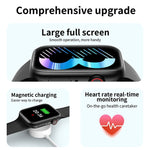 T900 PRO MAX L BIG Orologio intelligente impermeabile con schermo grande da 1,92 pollici, supporto frequenza cardiaca/pressione sanguigna/ossigeno/modalità sportive multiple, T900 PRO MAX L BIG