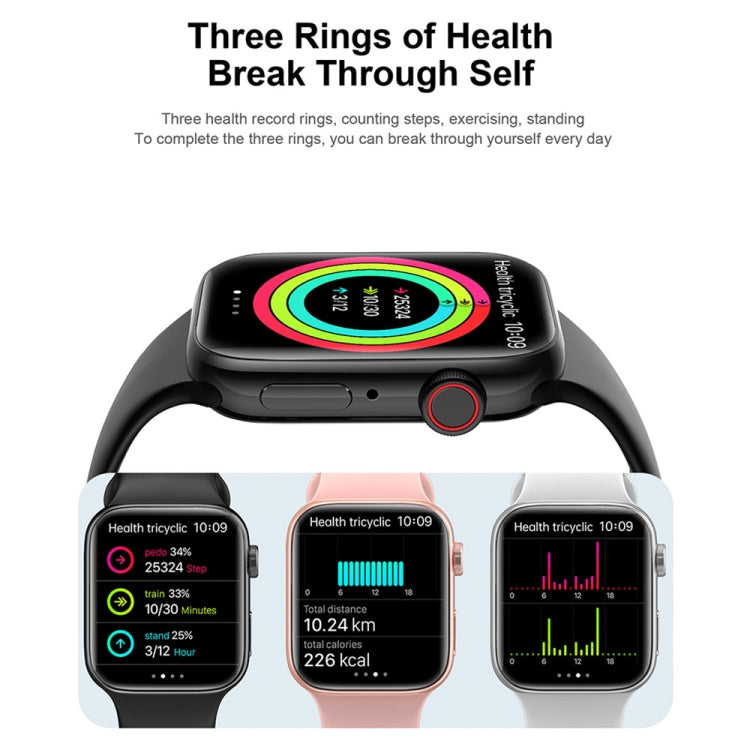 T900 PRO MAX L BIG Orologio intelligente impermeabile con schermo grande da 1,92 pollici, supporto frequenza cardiaca/pressione sanguigna/ossigeno/modalità sportive multiple, T900 PRO MAX L BIG