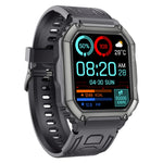 Smartwatch sportivo con contapassi impermeabile KR06, supporto per monitoraggio della frequenza cardiaca/pressione sanguigna/chiamate BT
