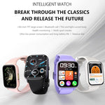 Smartwatch impermeabile DM60 da 1,83 pollici, supporta il monitoraggio della temperatura corporea/frequenza cardiaca/ossigeno nel sangue/monitoraggio della pressione sanguigna