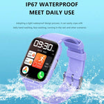 Smartwatch impermeabile DM60 da 1,83 pollici, supporta il monitoraggio della temperatura corporea/frequenza cardiaca/ossigeno nel sangue/monitoraggio della pressione sanguigna