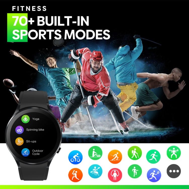 Zeblaze GTR 3 Smart Watch da 1,32 pollici, supporta chiamate vocali/frequenza cardiaca/ossigeno nel sangue/temperatura cutanea al polso/modalità sportive