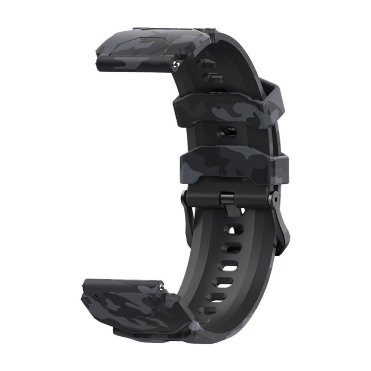 Per cinturino in silicone KOSPET TANK M1 Pro (CA0832B)., Watch Band Camouflage, Watch Band Black