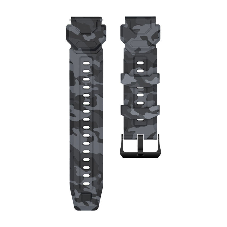 Per cinturino in silicone KOSPET TANK M1 Pro (CA0832B)., Watch Band Camouflage, Watch Band Black