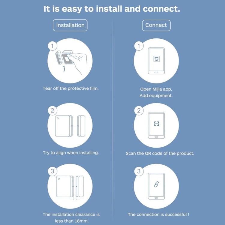 Mini sensore porte e finestre Xiaomi Smart Home