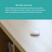 Original Xiaomi Mijia Smart Mini Wireless Switch for Xiaomi Smart Home Suite Devices, Using Xiaomi Multifunctional Gateway (CA1001)
