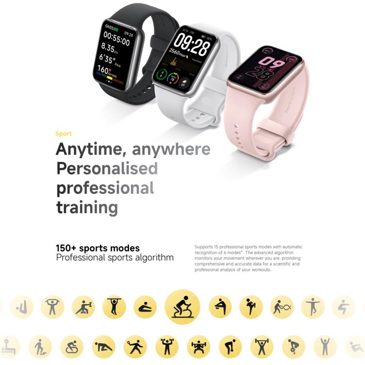 Originale Xiaomi Smart Band 9 Pro Global 1.74 pollici AMOLED Screen 5ATM impermeabile Smart Watch, supporta ossigeno nel sangue / cardiofrequenzimetro, Smart Band 9 Pro Global Pink, Smart Band 9 Pro Global Silver