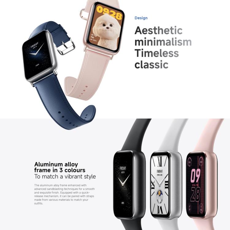 Originale Xiaomi Smart Band 9 Pro Global 1.74 pollici AMOLED Screen 5ATM impermeabile Smart Watch, supporta ossigeno nel sangue / cardiofrequenzimetro, Smart Band 9 Pro Global Pink, Smart Band 9 Pro Global Silver