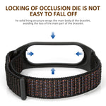 Cinturino per orologio in tessuto nylon Smart Watch per Xiaomi Mi Band 3/4