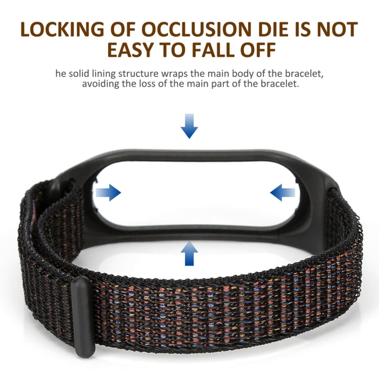 Cinturino per orologio in tessuto nylon Smart Watch per Xiaomi Mi Band 3/4