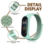Cinturino per orologio in tessuto nylon Smart Watch per Xiaomi Mi Band 3/4