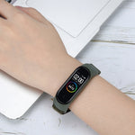 Cinturino per orologio in tessuto nylon Smart Watch per Xiaomi Mi Band 3/4