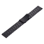 Per Fitbit Blaze Smart Watch cinturino con fibbia a farfalla in acciaio inossidabile con 3 perline