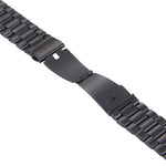 Per Fitbit Blaze Smart Watch cinturino con fibbia a farfalla in acciaio inossidabile con 3 perline