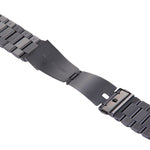 Per Fitbit Blaze Smart Watch cinturino con fibbia a farfalla in acciaio inossidabile con 3 perline