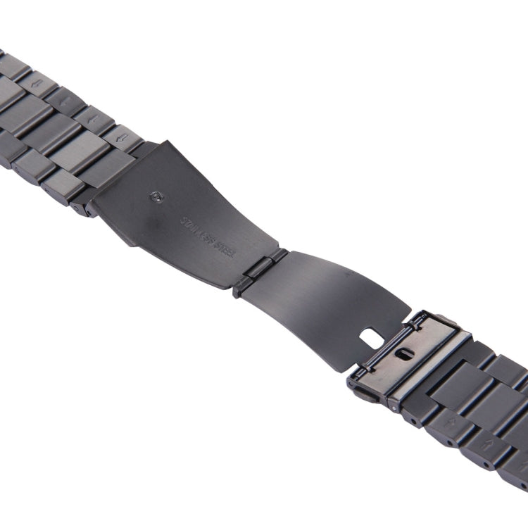 Per Fitbit Blaze Smart Watch cinturino con fibbia a farfalla in acciaio inossidabile con 3 perline