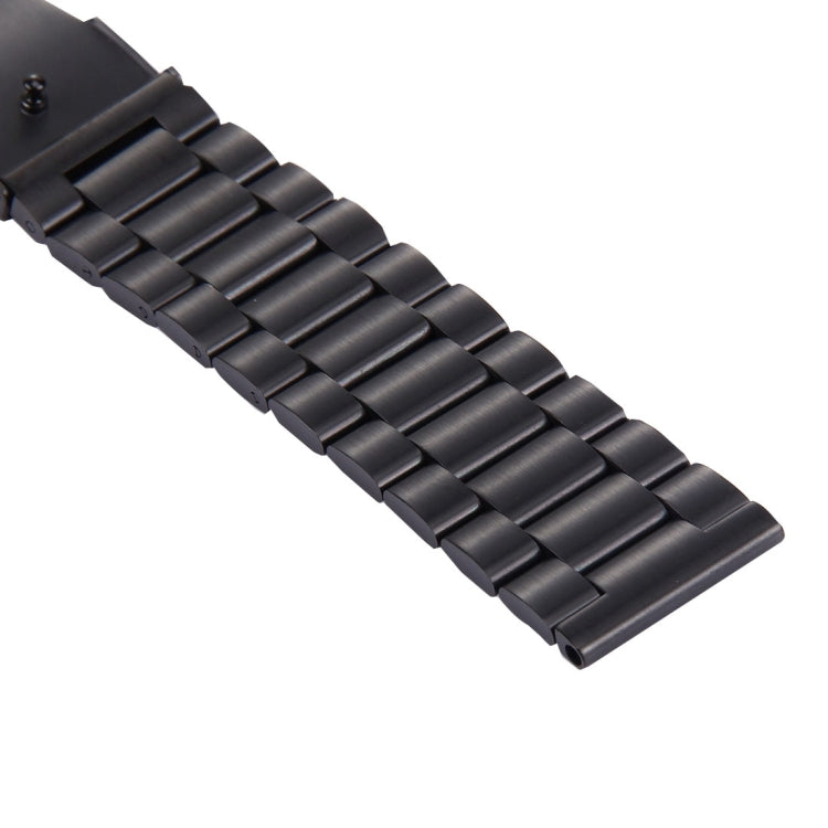 Per Fitbit Blaze Smart Watch cinturino con fibbia a farfalla in acciaio inossidabile con 3 perline