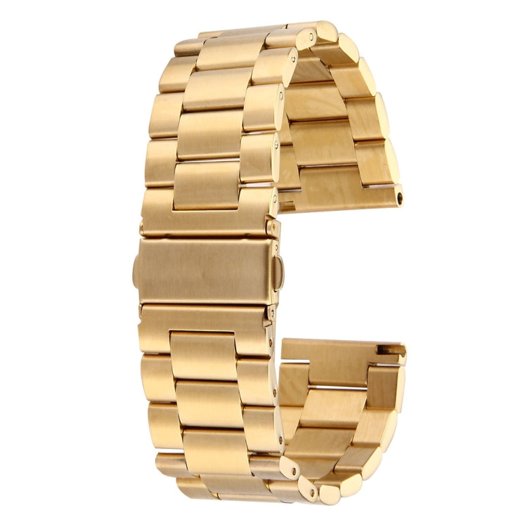 Per Fitbit Blaze Smart Watch cinturino con fibbia a farfalla in acciaio inossidabile con 3 perline