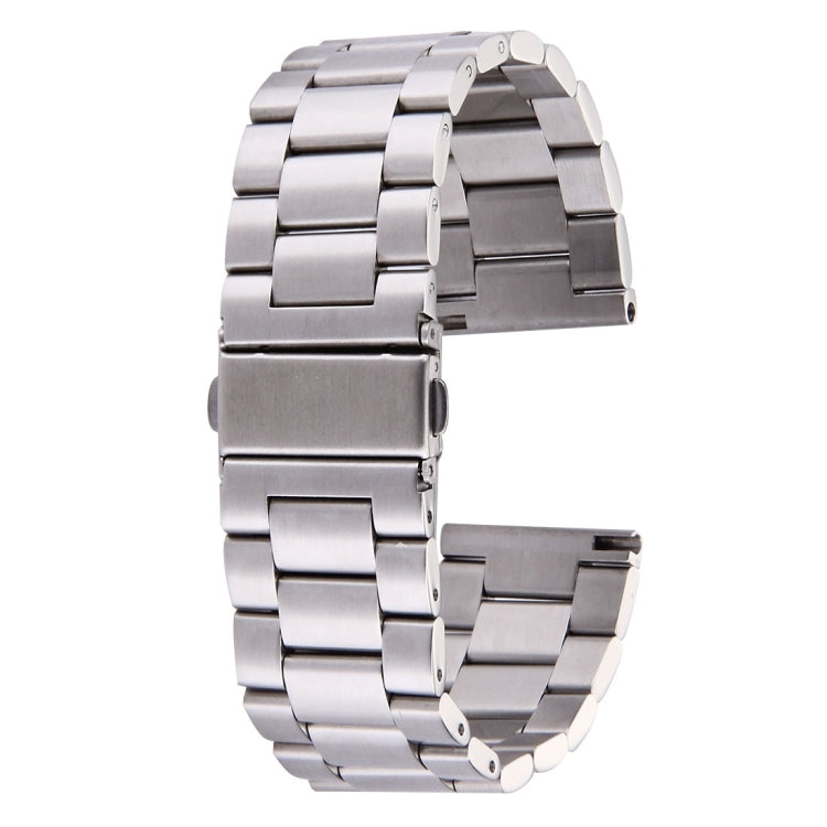 Per Fitbit Blaze Smart Watch cinturino con fibbia a farfalla in acciaio inossidabile con 3 perline