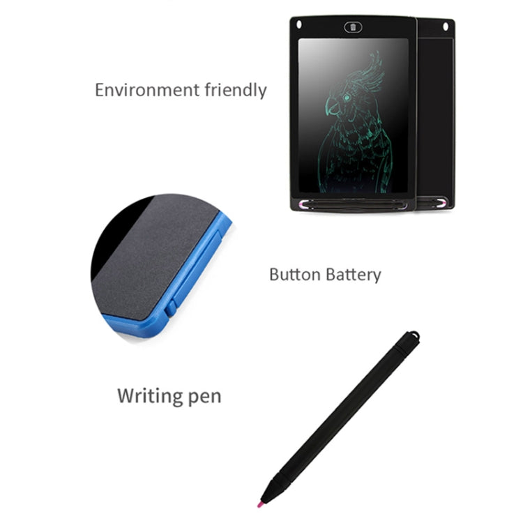 8.5 inch Portable LCD Writing Tablet Graffiti Drawing Electronic Writing Pad Message Graphics Board Draft Paper with Writing Pen, 8.5 inch White, 8.5 inch Black, 8.5 inch Green, 8.5 inch Blue, 8.5 inch Red