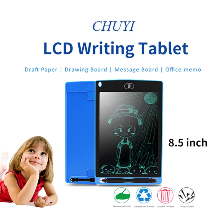 Tavoletta per scrittura LCD portatile da 8,5 pollici Disegno Graffiti Blocco per scrittura elettronica Scheda grafica per messaggi Carta da bozza con penna da scrittura, 8.5 inch White, 8.5 inch Black, 8.5 inch Green, 8.5 inch Blue, 8.5 inch Red