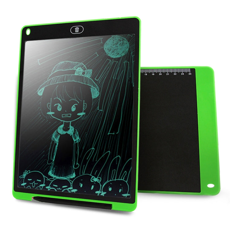12 inch Portable LCD Writing Tablet Graffiti Drawing Electronic Writing Pad Message Graphics Board Draft Paper with Writing Pen, 12 inch Black, 12 inch Green, 12 inch Blue, 12 inch Red, 12 inch White