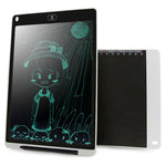 12 inch Portable LCD Writing Tablet Graffiti Drawing Electronic Writing Pad Message Graphics Board Draft Paper with Writing Pen, 12 inch Black, 12 inch Green, 12 inch Blue, 12 inch Red, 12 inch White