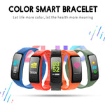CHIGU C1Plus Fitness Tracker Bracciale Smartband con schermo IPS da 0,96 pollici, Impermeabile IP67, Supporta Modalità Sport / Pressione sanguigna / Monitor del sonno / Monitor della frequenza cardiaca / Monitor della fatica / Promemoria sedentario    ...