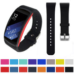 Cinturino in pelle tinta unita per Galaxy Gear Fit2 R360