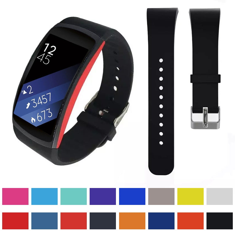 Cinturino in pelle tinta unita per Galaxy Gear Fit2 R360