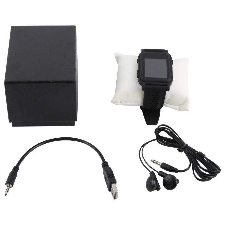 Q998 Smart Watch da lettura per e-book MP4 da 4 GB, supporto per visualizzazione dell'ora, riproduzione di musica e video, navigazione di immagini, cronometro, Q998 (Black), Q998 (White)