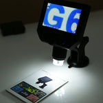 Microscopio digitale portatile G600 600X con display LCD 4,3"