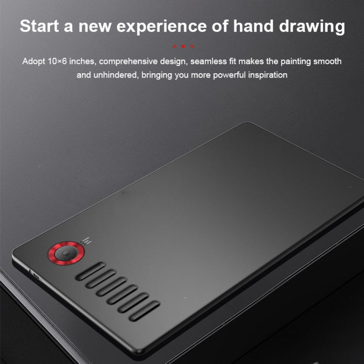 VEIKK A15PRO 10x6 inch 5080 LPI Type-C Smart Touch Electronic Graphics Tablet