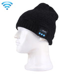 Auricolare Bluetooth lavorato a maglia con struttura quadrata, caldo cappello invernale con microfono per ragazzo, ragazza e adulti