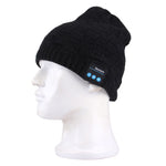 Auricolare Bluetooth lavorato a maglia con struttura quadrata, caldo cappello invernale con microfono per ragazzo, ragazza e adulti