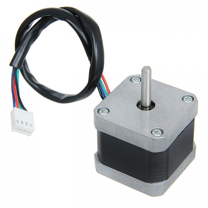 Nema 17, 42 BYG stepper motor with inverted shaft