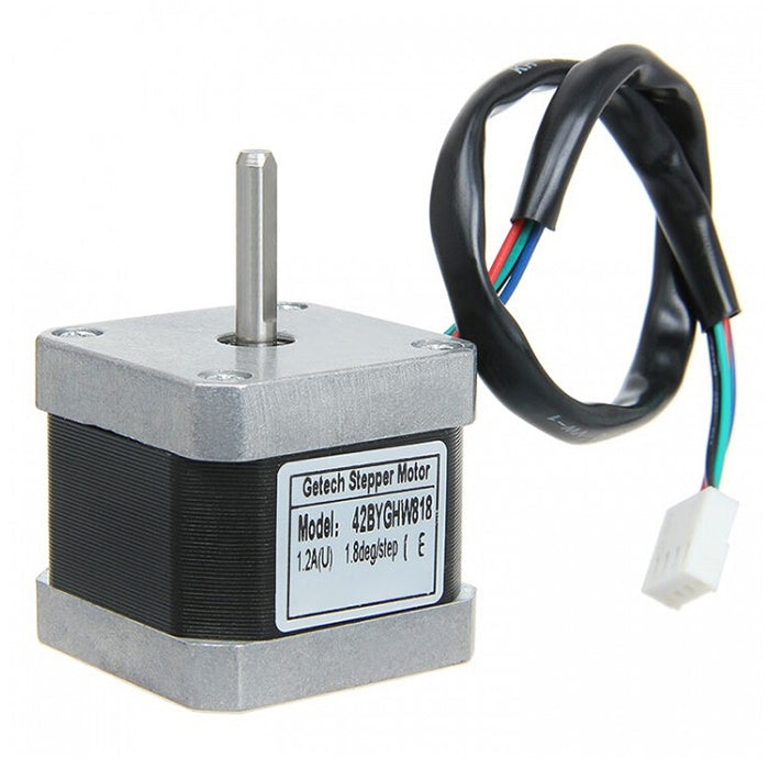 Nema 17, 42 BYG stepper motor with inverted shaft