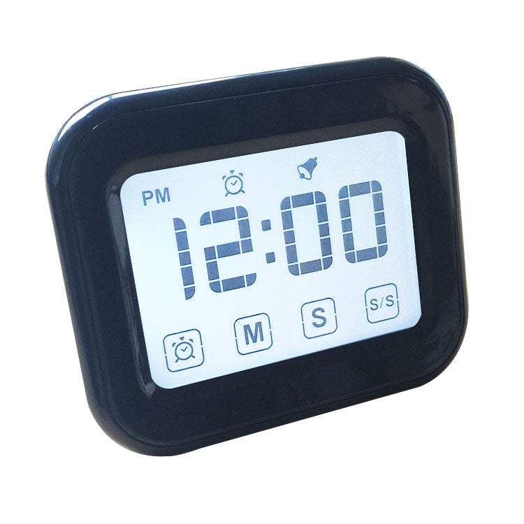 Timer da cucina Sveglia digitale Ampio touch screen LCD dotato di luce notturna per cucinare