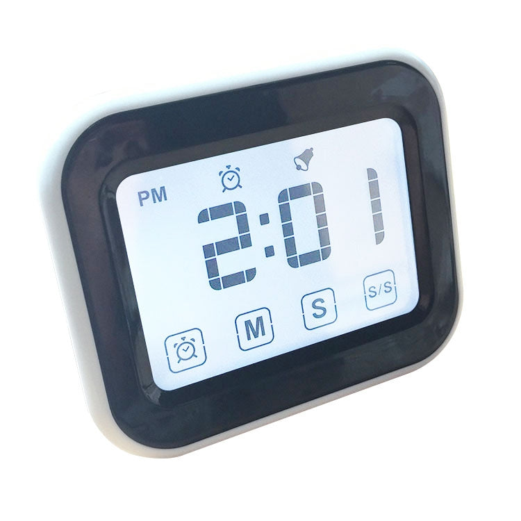 Timer da cucina Sveglia digitale Ampio touch screen LCD dotato di luce notturna per cucinare