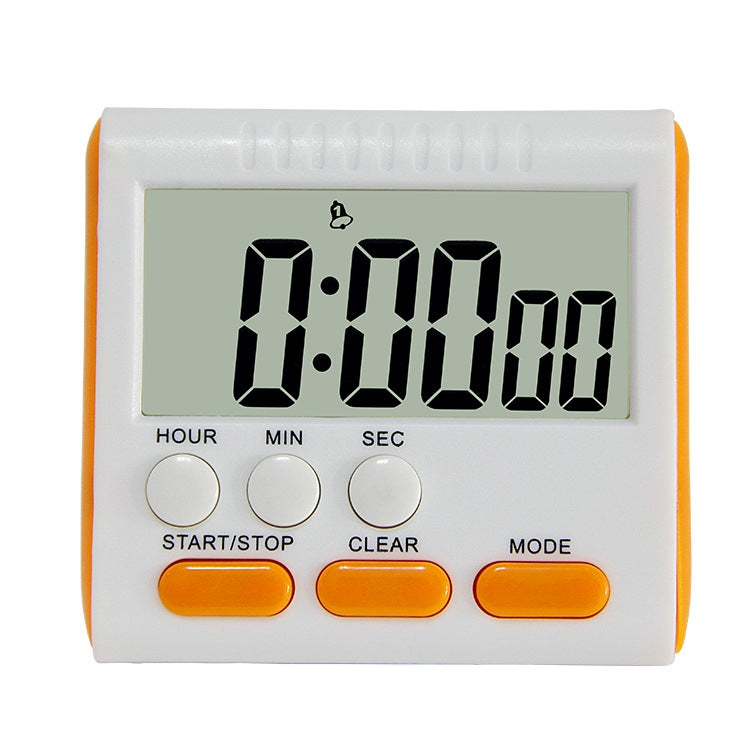 Timer da cucina 24 ore Sveglia digitale Schermo LCD Supporto magnetico per cucinare